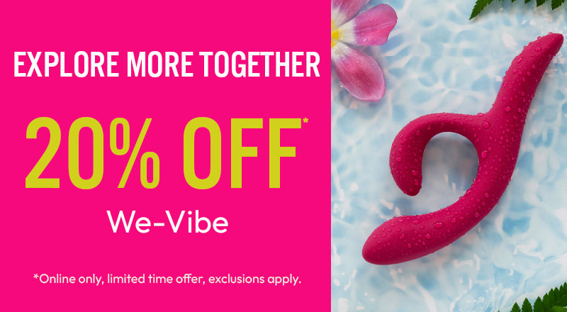 20% off We-Vibe online, exclusions apply