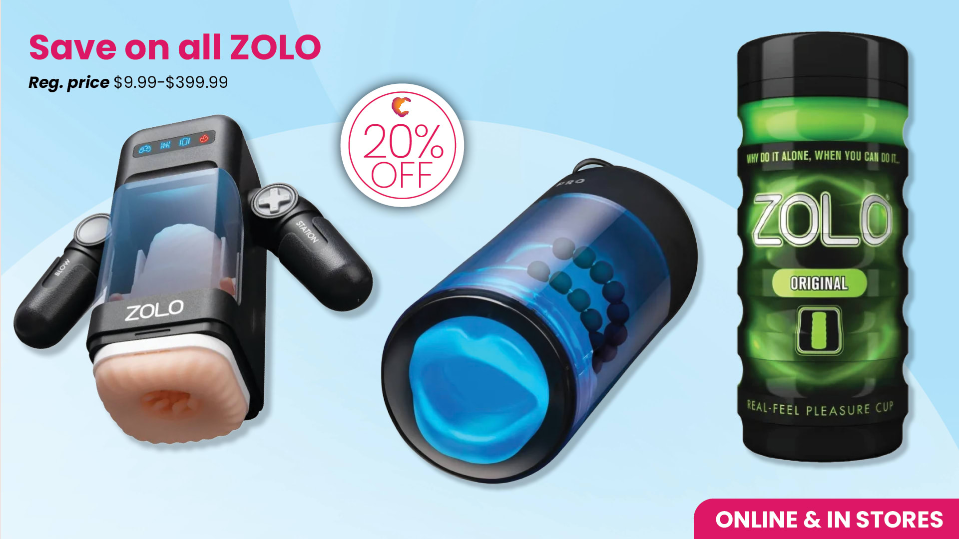 Take 20% OFF ZOLO