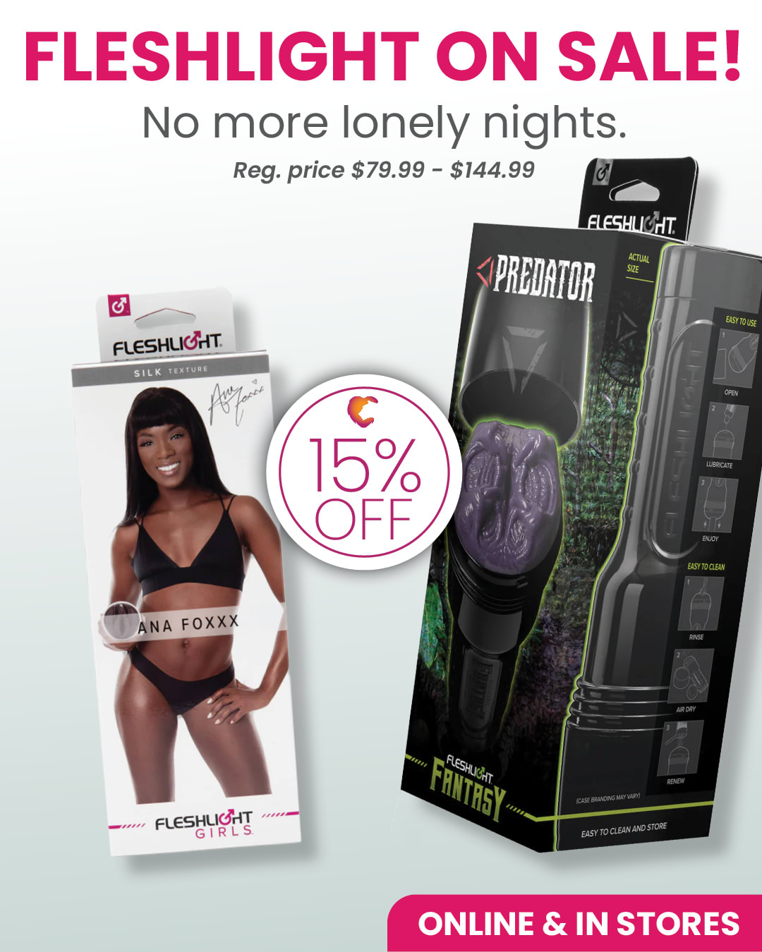15% OFF Fleshlight