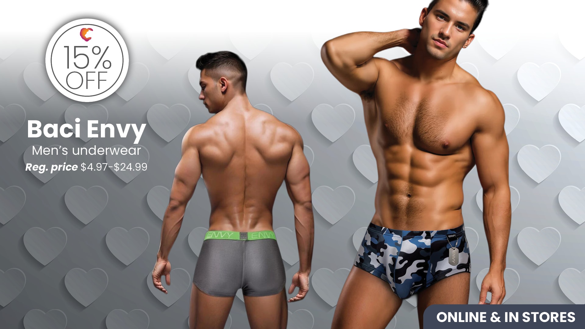 15% OFF Baci Mens Underwear