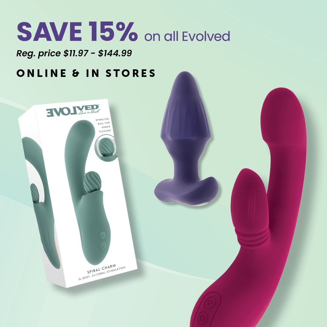 15% OFF All Evolved Pleasure Products