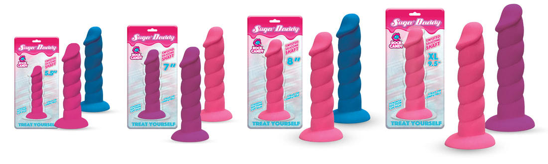 Suga Daddy Silicone Dildos