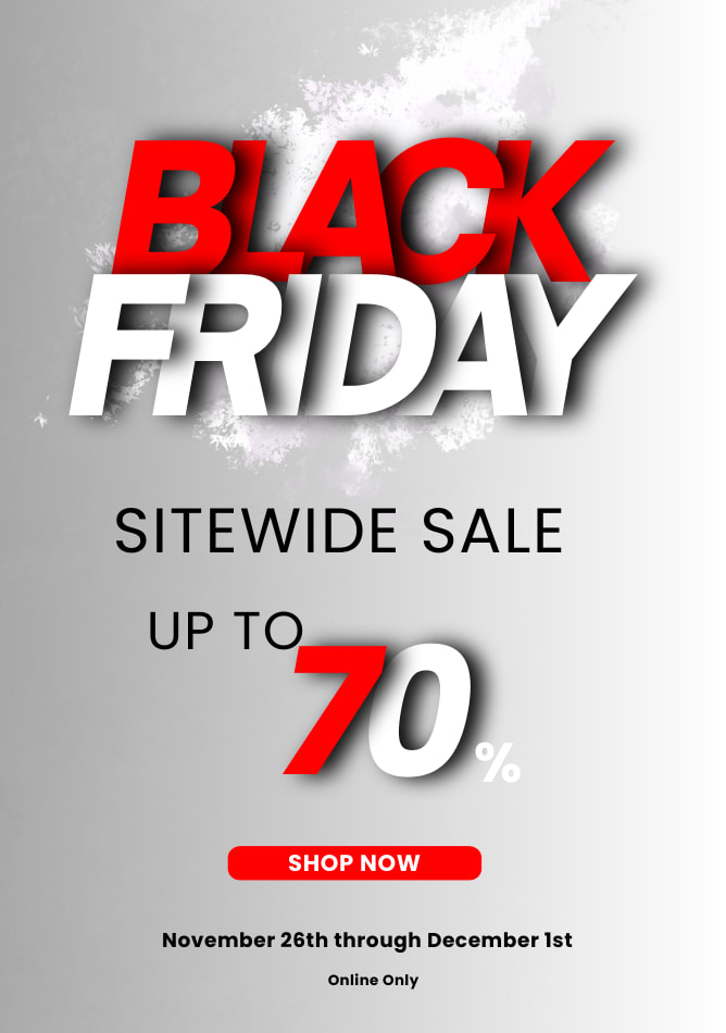 Black Friday Deals 70% OFF!