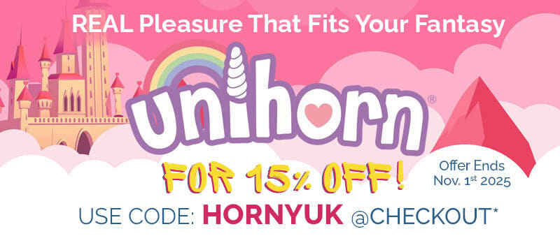 Unicorns, but for adults! Use Code HornyUK @checkout for 15% Off thru October 2025*  For REAL Pleasure That Fits Your Fantasy You NEED Unihorn 