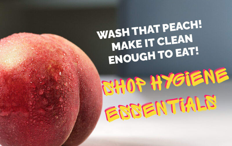 Wash That Peach! Make It Clean Enough To Eat!  Shop Hygiene Essentials