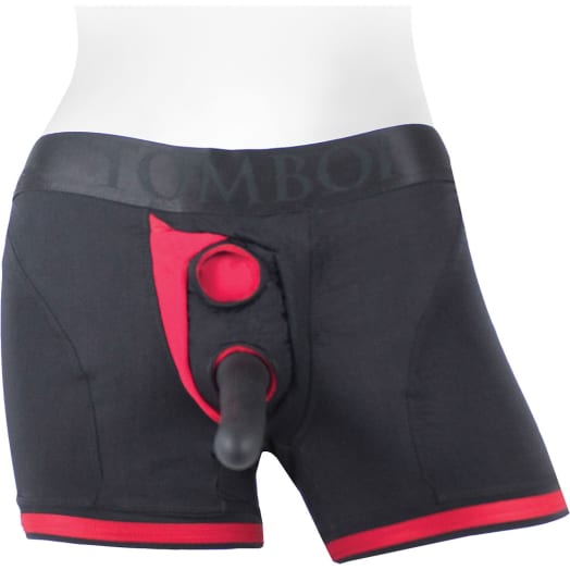 TomBoii Boxer Brief Harness Red