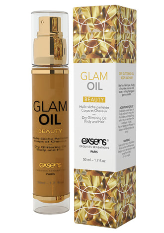 Exsens Of Paris Beauty Glam Oil With Glitter