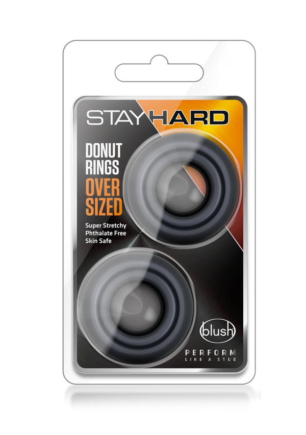 Stay Hard - Donut Rings Oversized Image 3