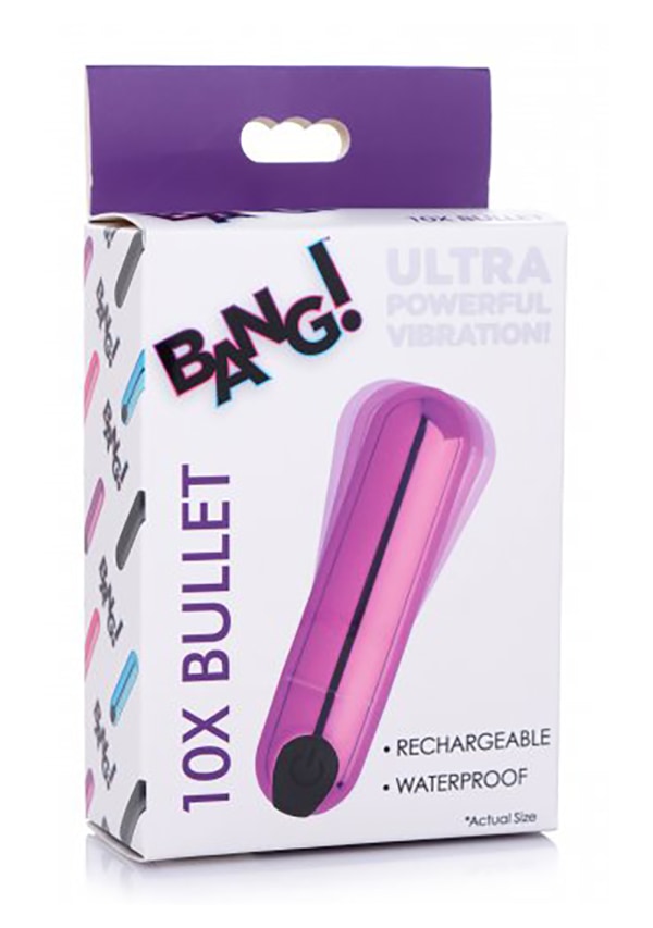 Bang! Vibrating Silicone Rechargeable Bullet - Remote Control