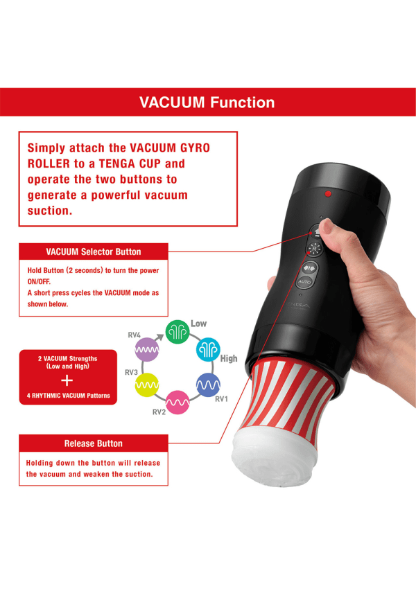 TENGA Vacuum Gyro Roller Machine + TENGA Rolling Cup