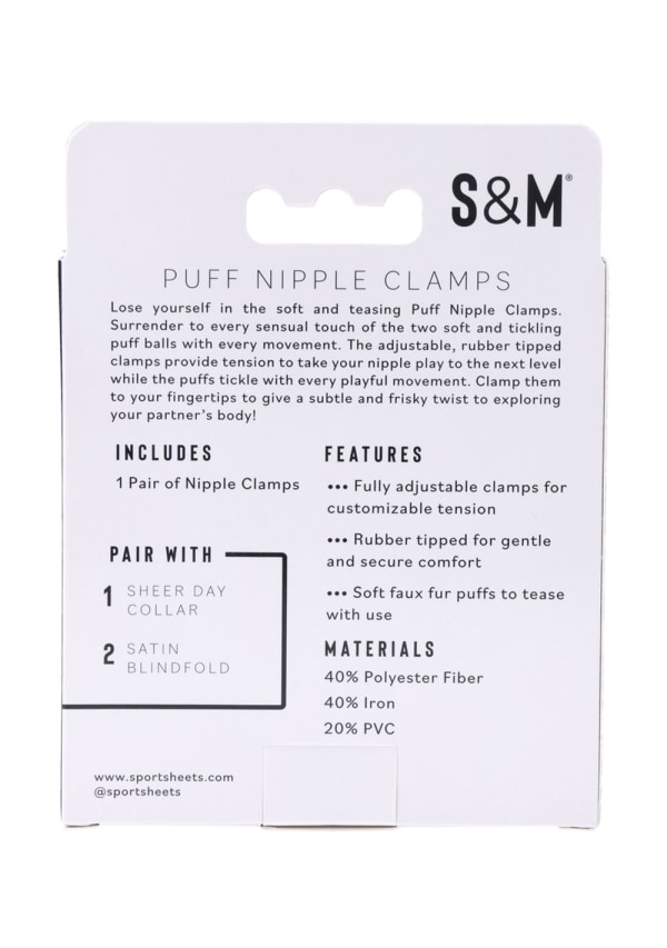 Sportsheets/Sex & Mischief S&M Chained Nipple Clamps - SutraVibes