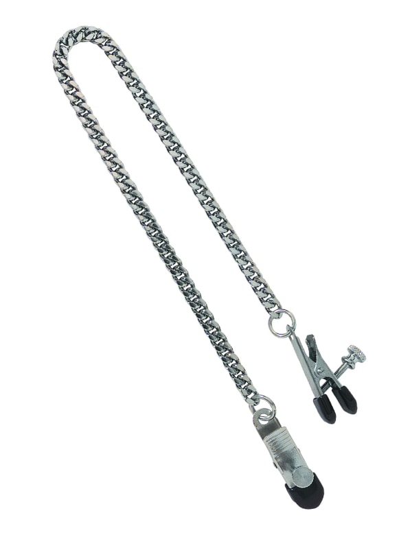 Wide Nipple Clamps with Chain