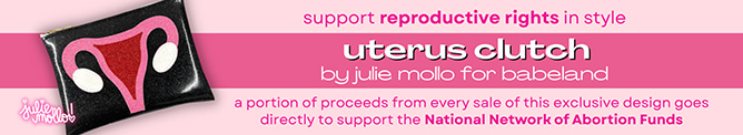 Limited Edition Uterus Clutch by Julie Mollo