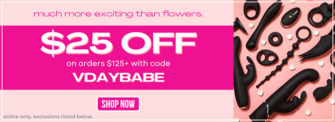 $25 off $125 orders with code VDAYBABE