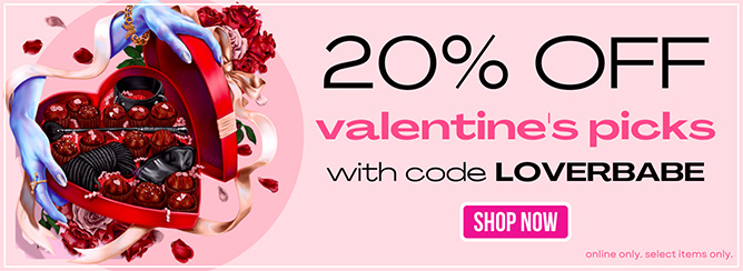 20% Off select Valentine's Picks with code LOVERBABE