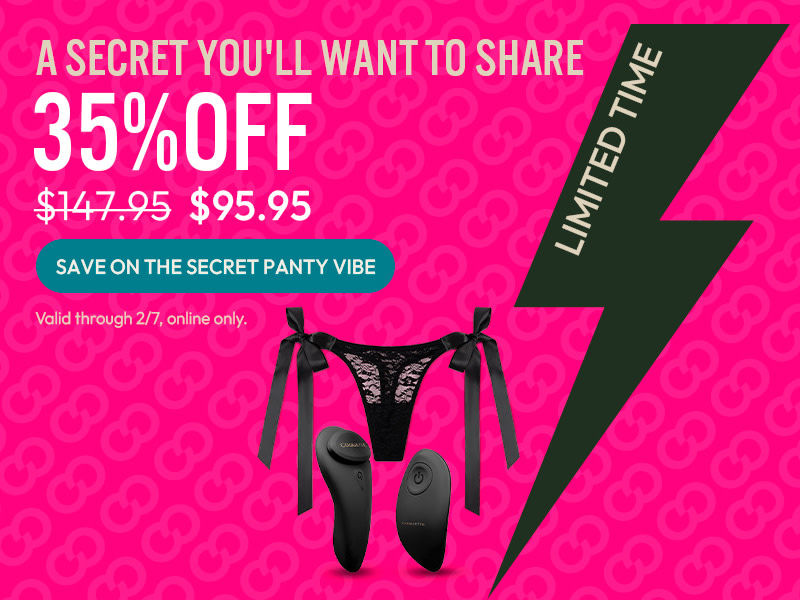 Secret Panty Vibe - 35% Off online for a limited time
