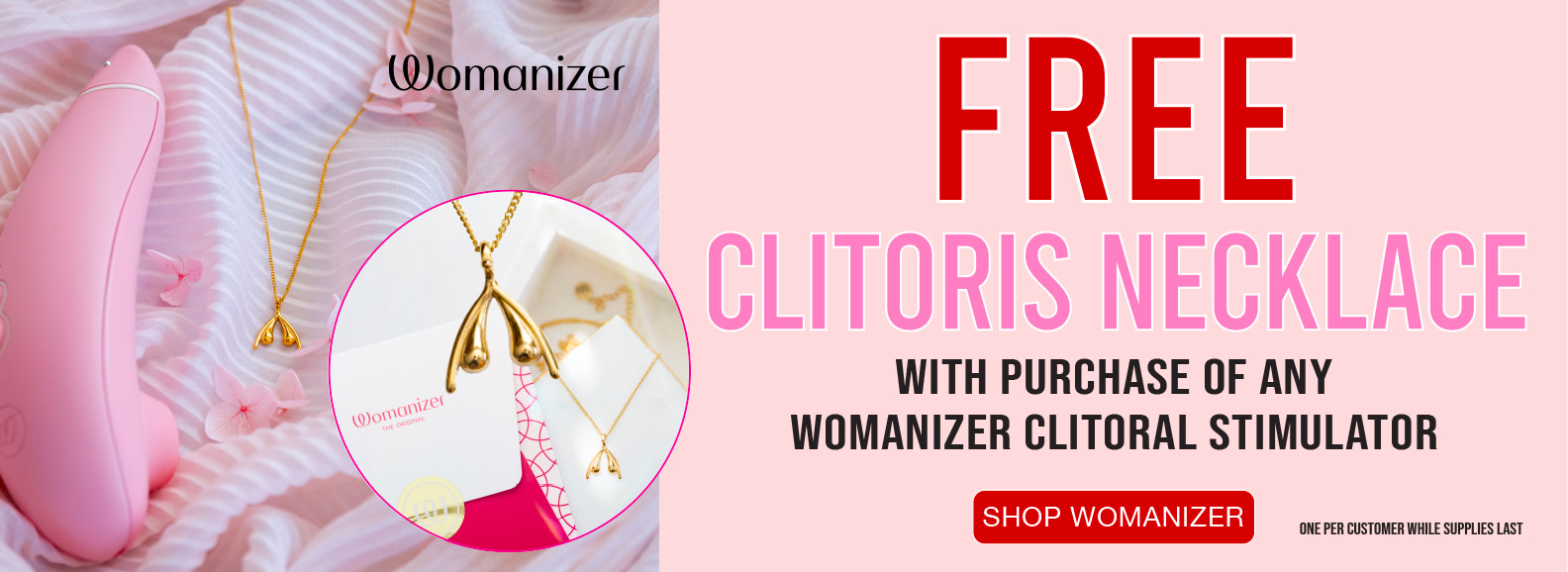 Free Necklace With Womanizer Purchase