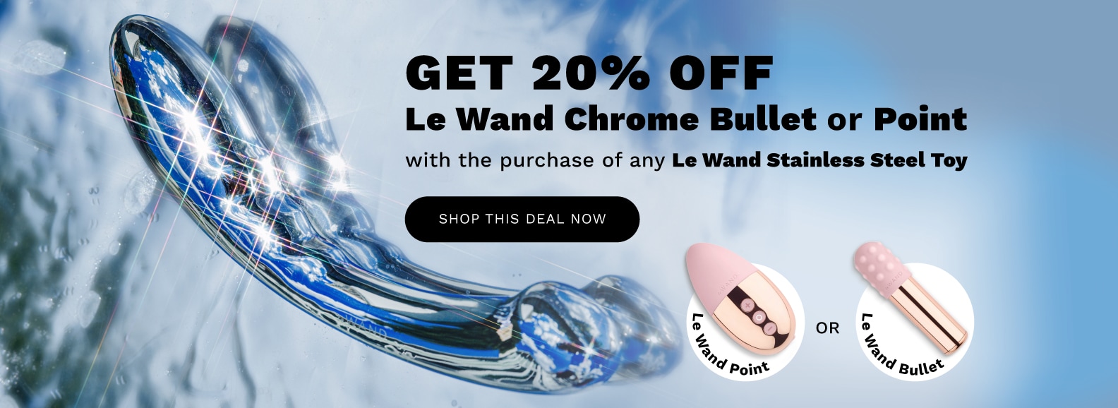 Le Wand 20% Off Bullet or Point Vibe Spring Promotion