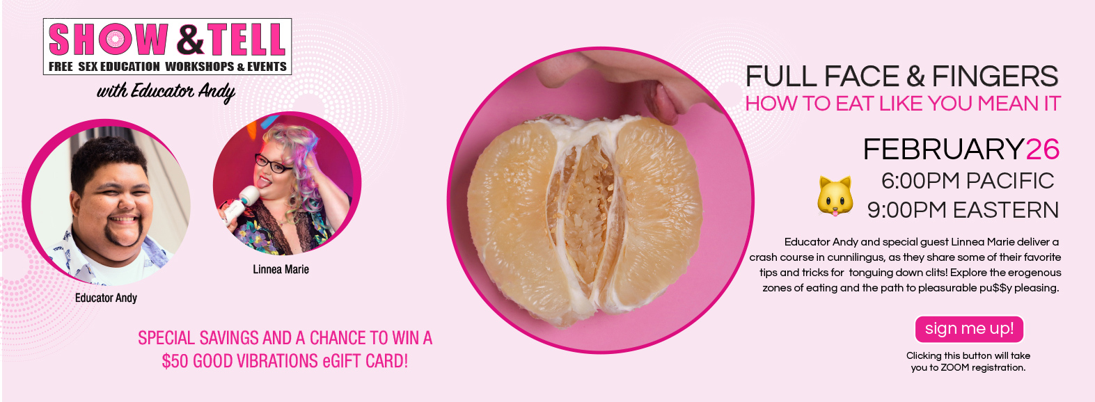 Full Face & Fingers Virtual Event