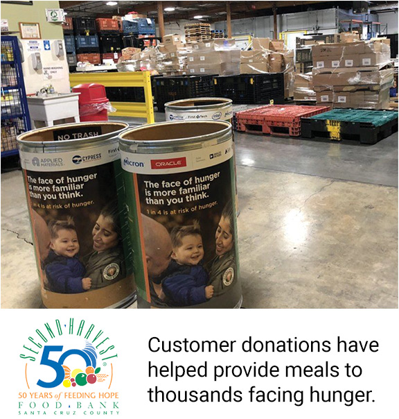 Customer donations have helped provide meals to thousands facing hunger.