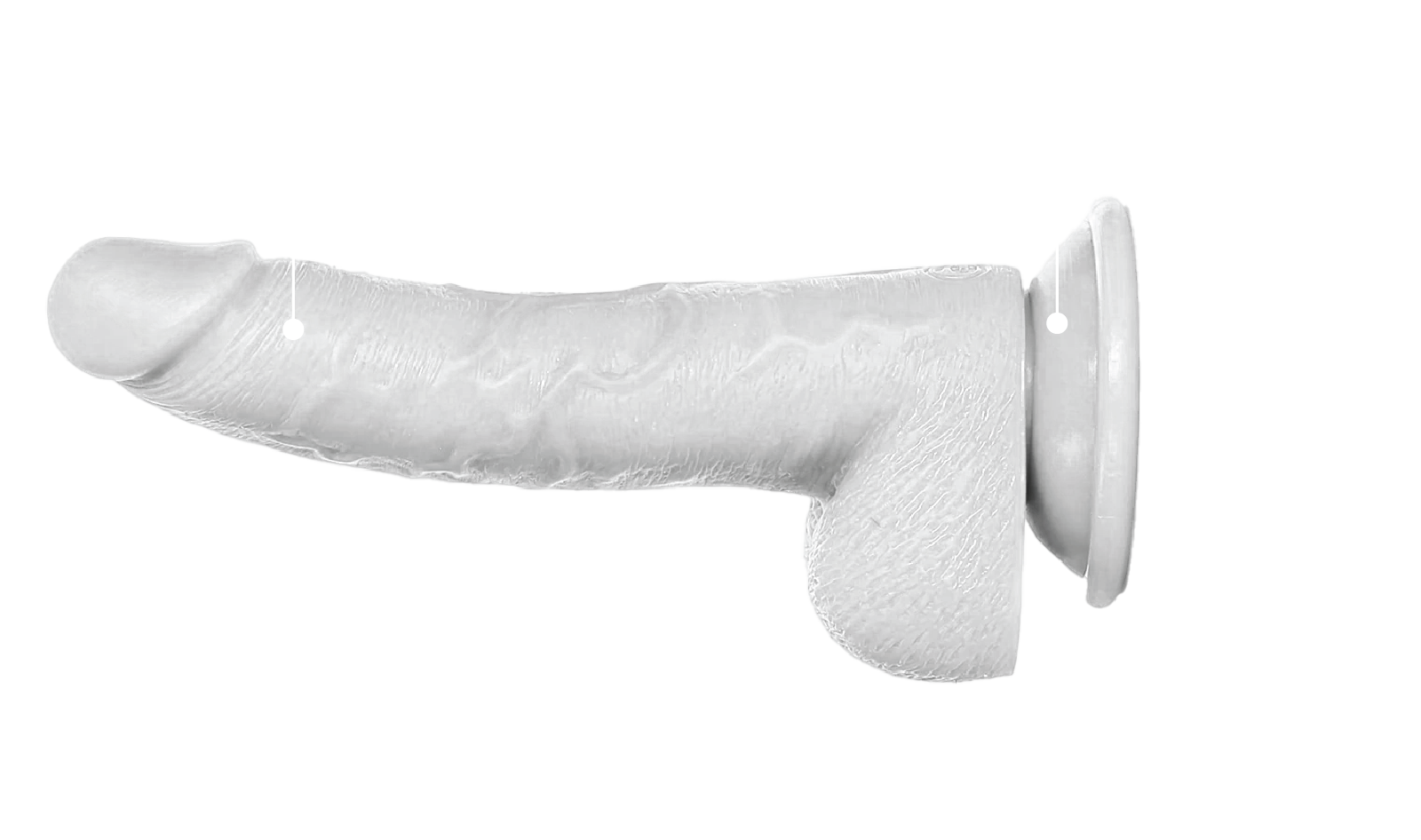 Diagram of Realistic dildo