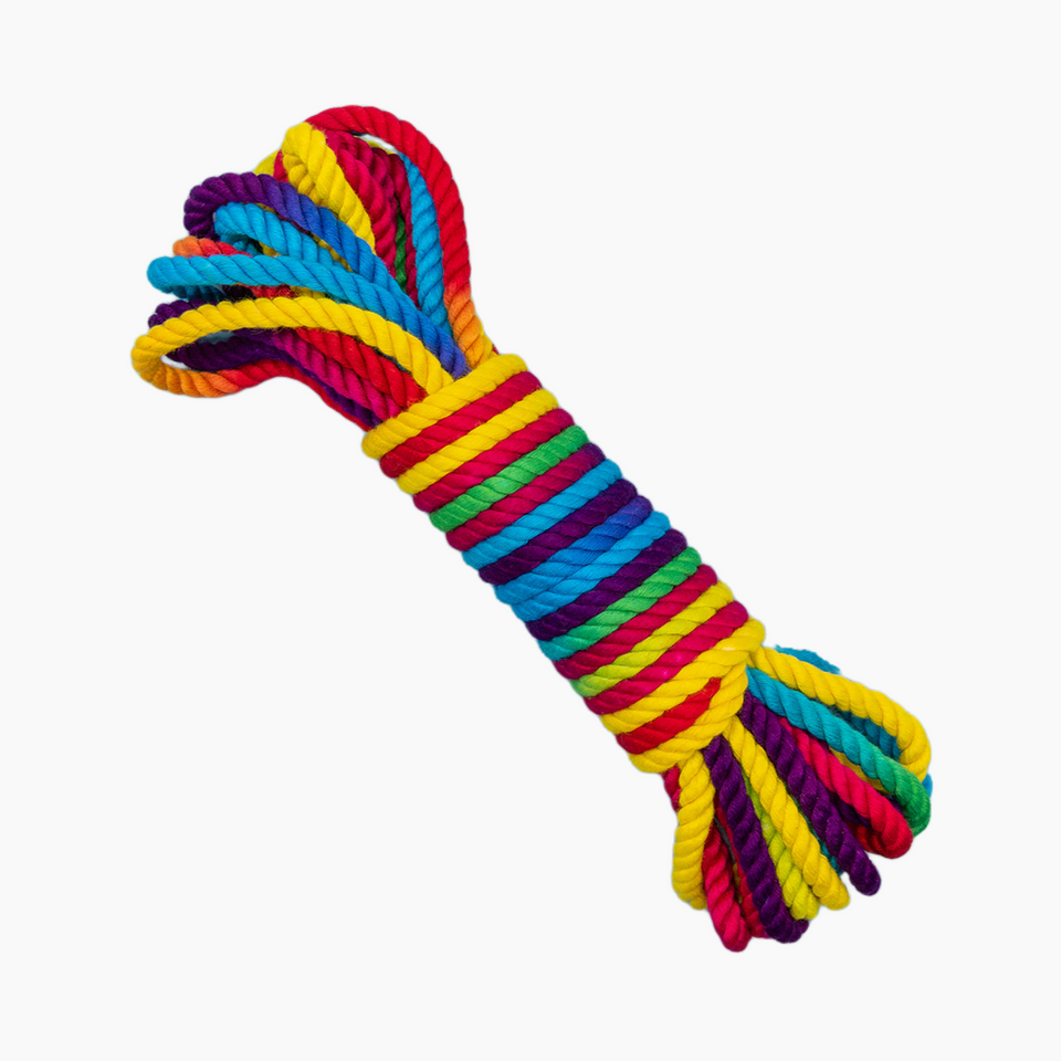 Funfetti Rainbow Bondage Rope