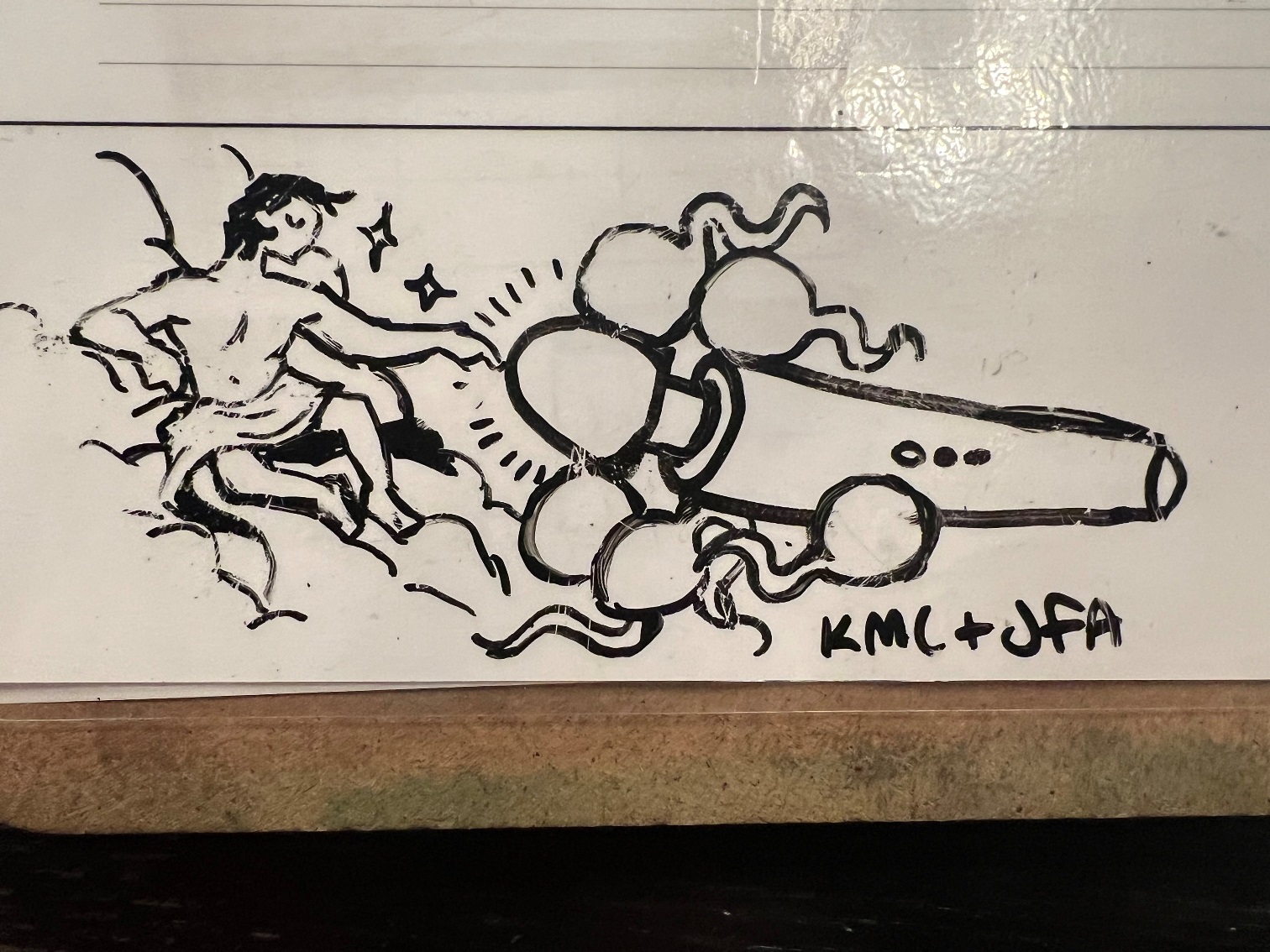 Magic Wand Artwork by Chicago Staff Jesse and Kody