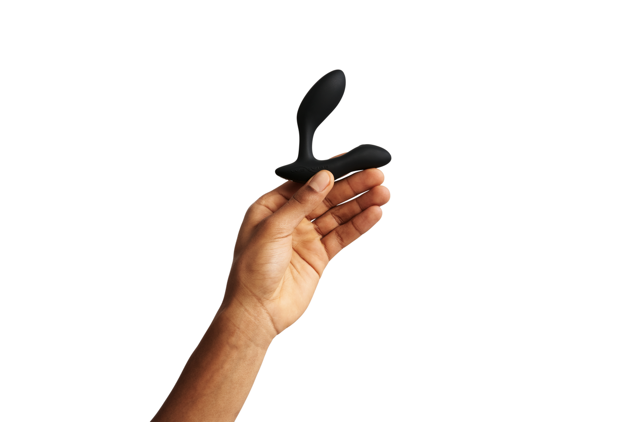 We Vibe Vector Plus held in hand