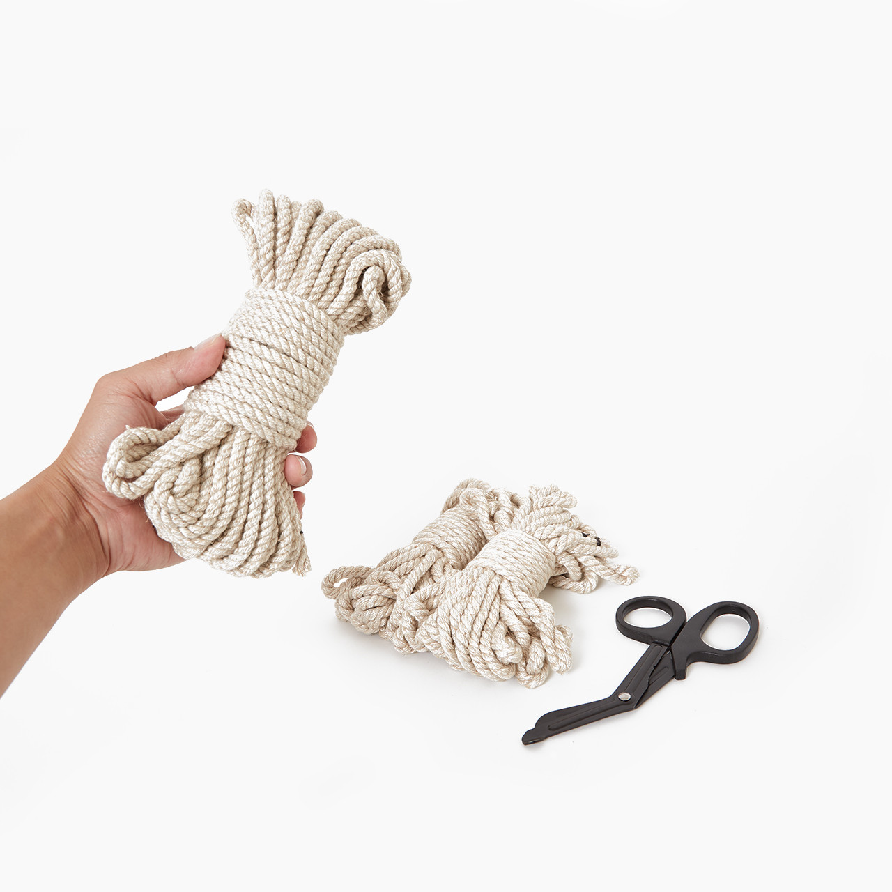 Kink Bind and Tie Initiation Kit 5 Piece Hemp Bondage Rope