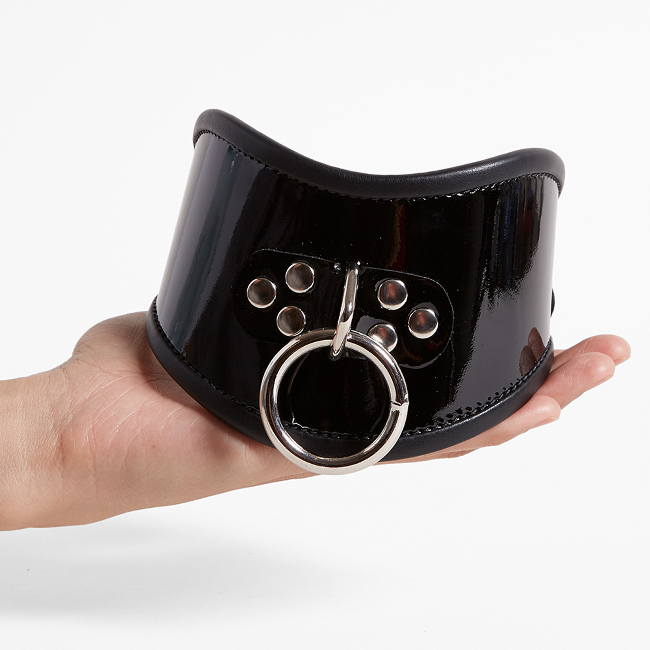 Patent Leather Posture Collar