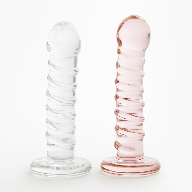 Spartacus Basic Curve Spiral Glass Dildo