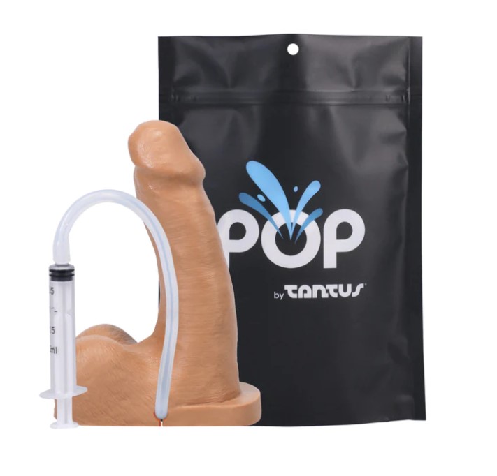POP n' Play Squirting Dildo - Realistic Sex Toy with the same shape as a real penis