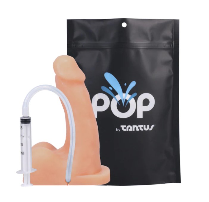 POP n' Play Squirting Dildo - Realistic Sex Toy with the same shape as a real penis