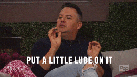 big brother celeb GIF by Big Brother After Dark "Put a little lube on it"