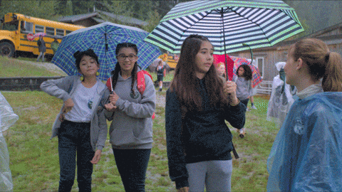 Breathe Summer Camp GIF by NETFLIX "Grounding Breath"