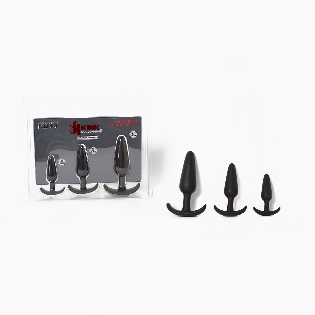 Kink 3 Piece Anal Trainer Set with packaging