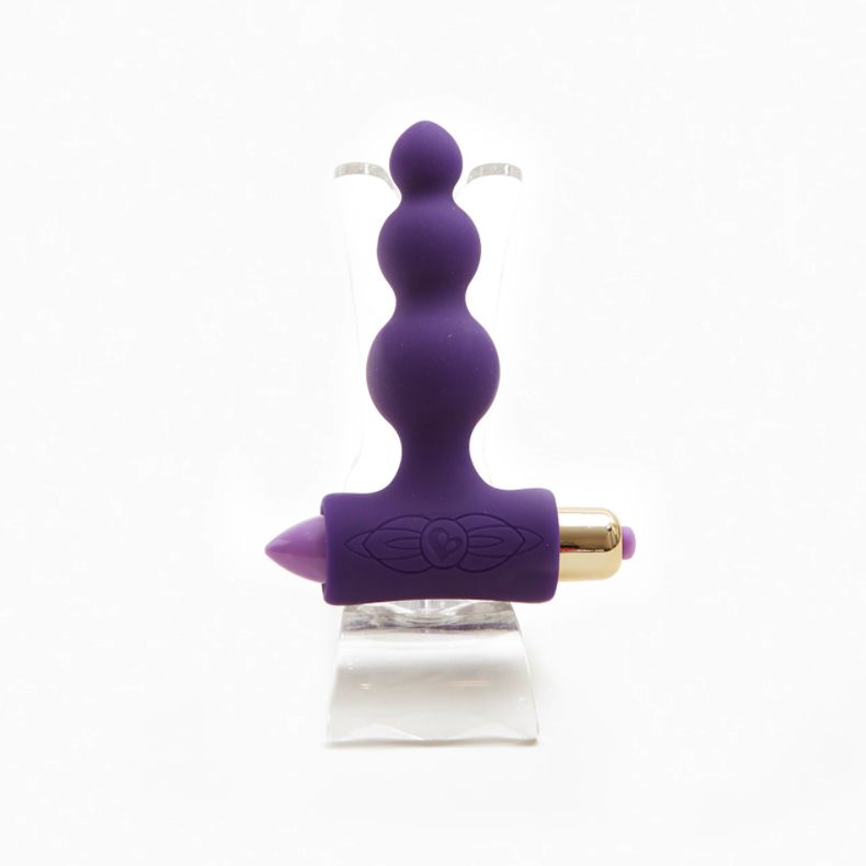 Petite Sensations Vibrating Anal Beads Purple
