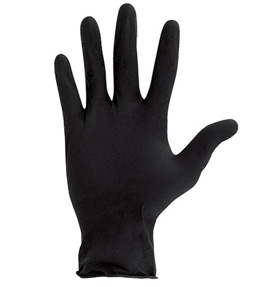 Black Latex Gloves