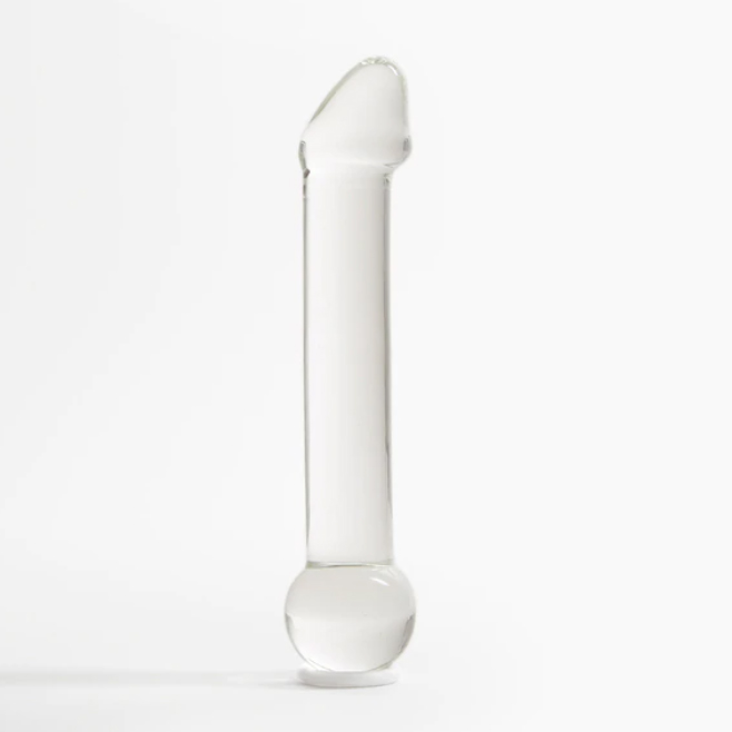 Glass Tickle Wand Dildo