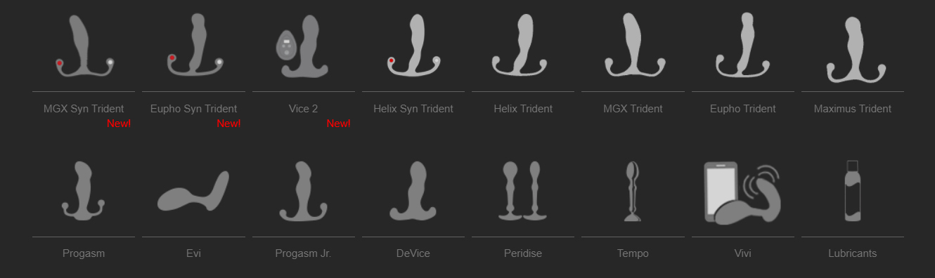 The Aneros Line of Prostate Massagers