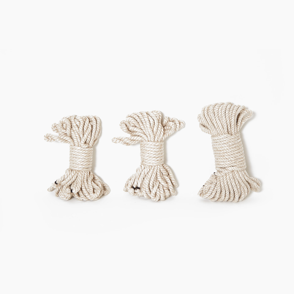 Bind and Tie 5 Piece Rope Kit bondage rope hemp rope