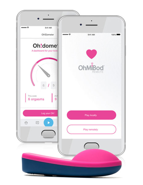 OhMiBud blue motion bluetooth panty vibrator