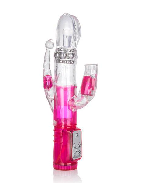 Cal Exotics Triple Stimulation Rabbit Vibrator with anal attachment
