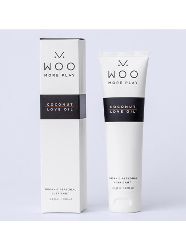 Woo More Play Coconut Love Oil 3.3 Fl Oz Good Vibrations