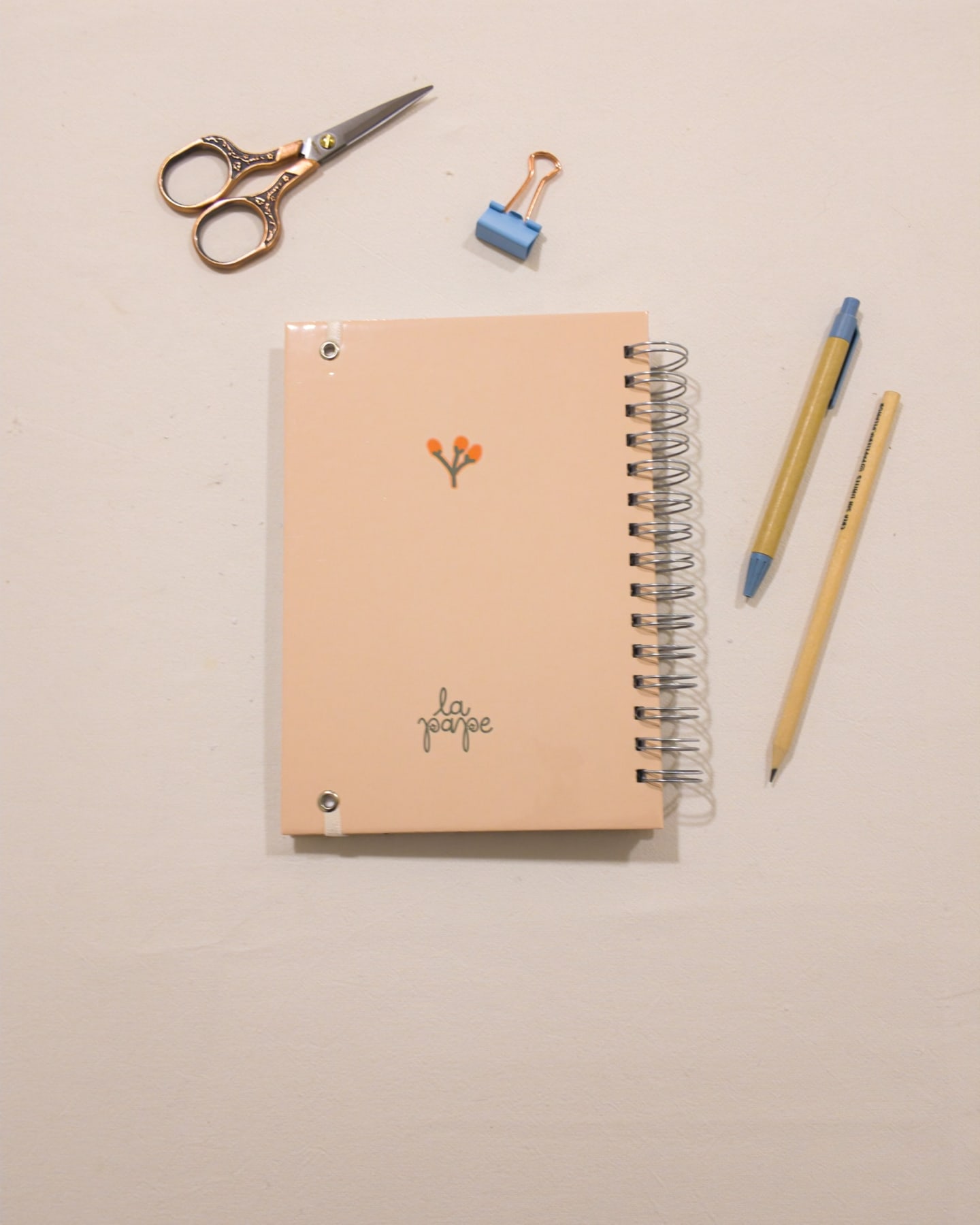Contratapa del cuaderno Pradera (colección Soy mi proyecto) de La Pape