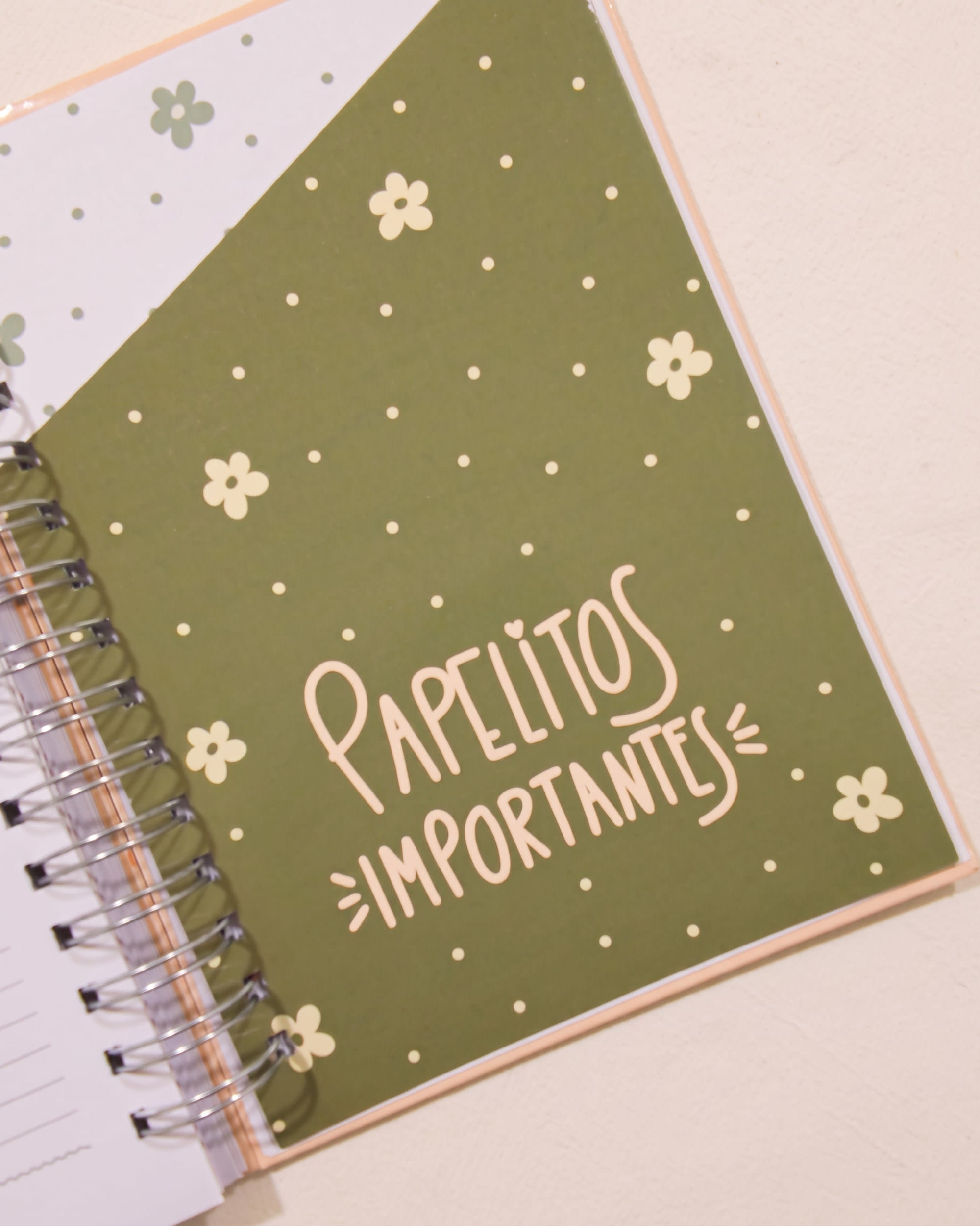 Bolsillo «papelitos importantes» de la agenda 2027 semana a la vista Soy mi proyecto