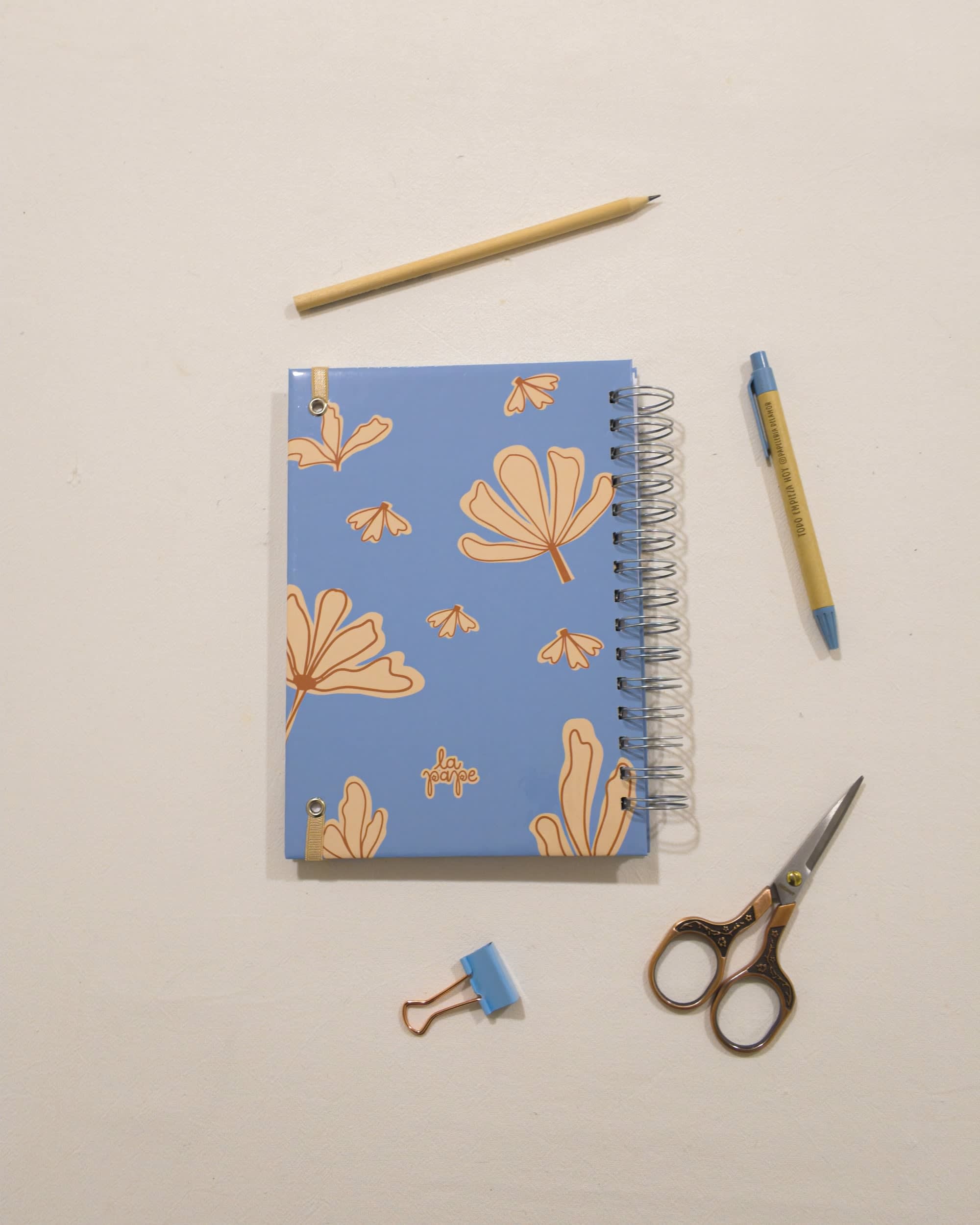 Contratapa del cuaderno Brisa (colección Calma) de La Pape