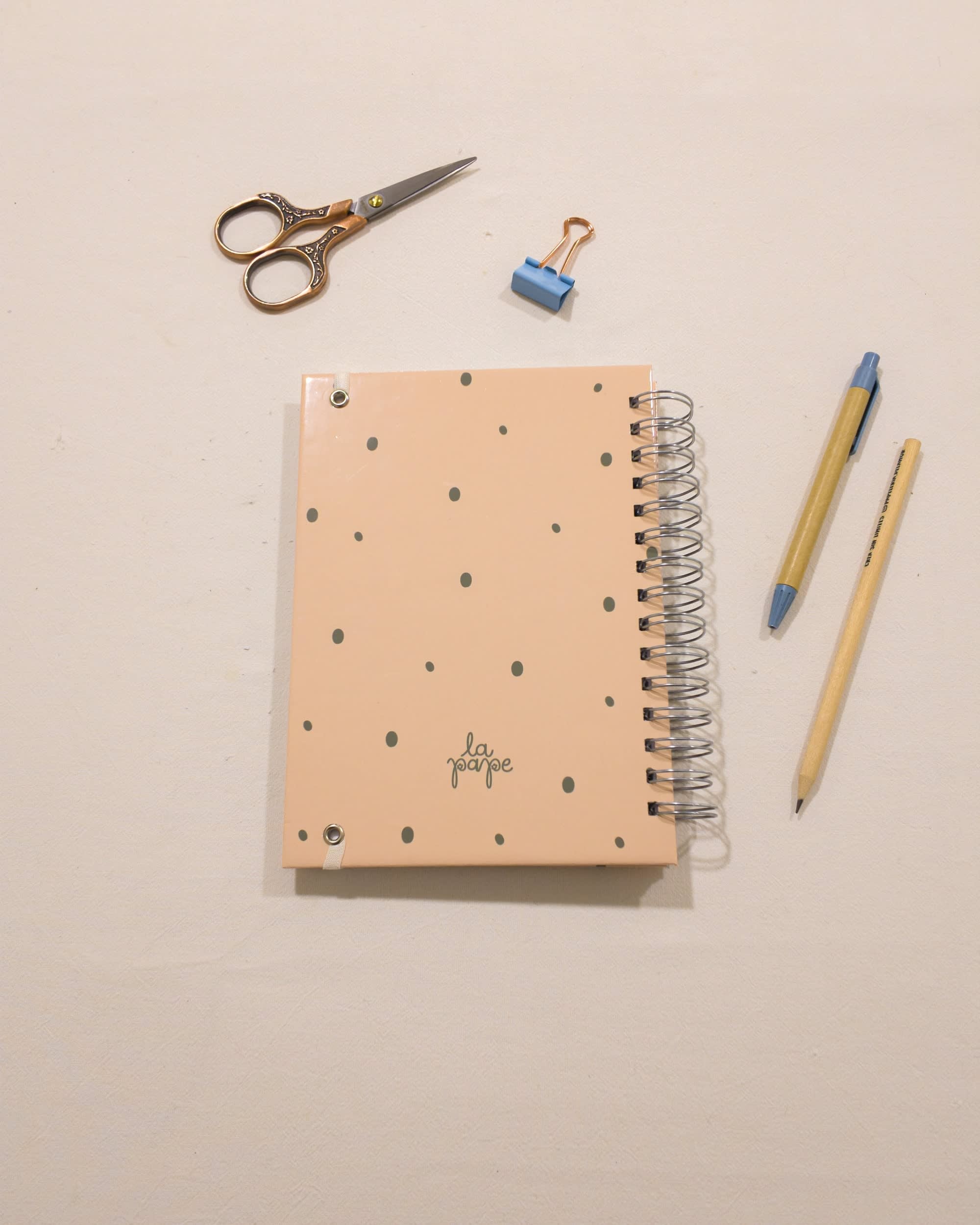 Contratapa del cuaderno Tulipán (colección Soy mi proyecto) de La Pape