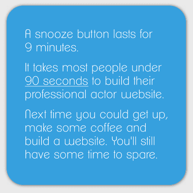 Web For Actors fun fact card 5