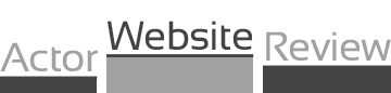 Actor Website Review